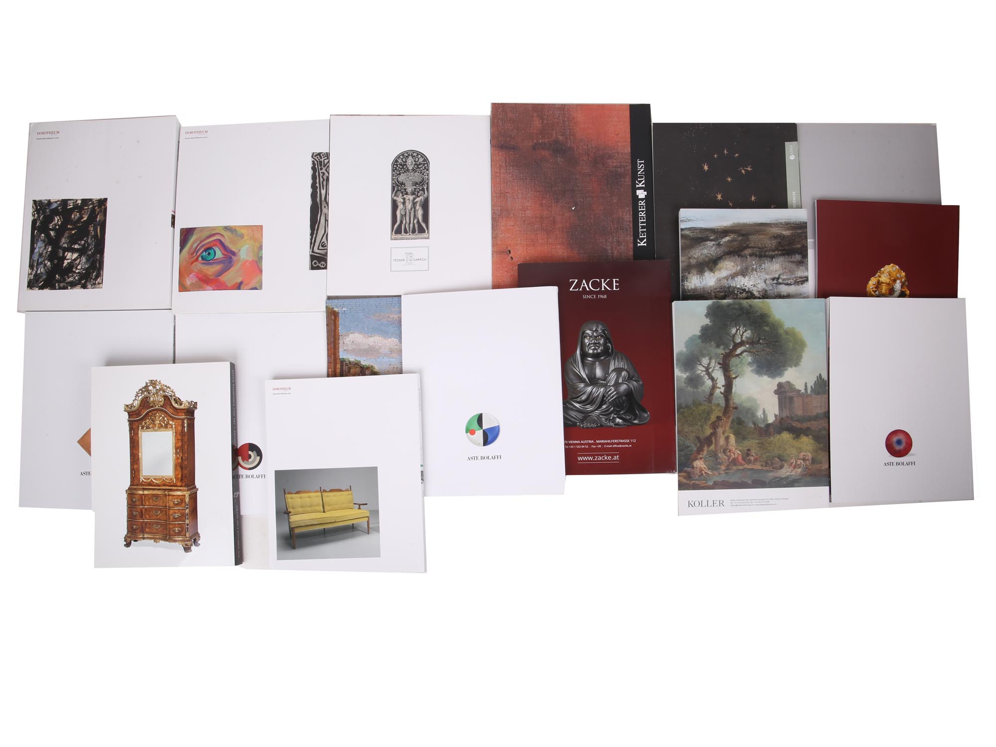 COLLECTION OF ART MAGAZINES AND AUCTION CATALOGS PIC-1